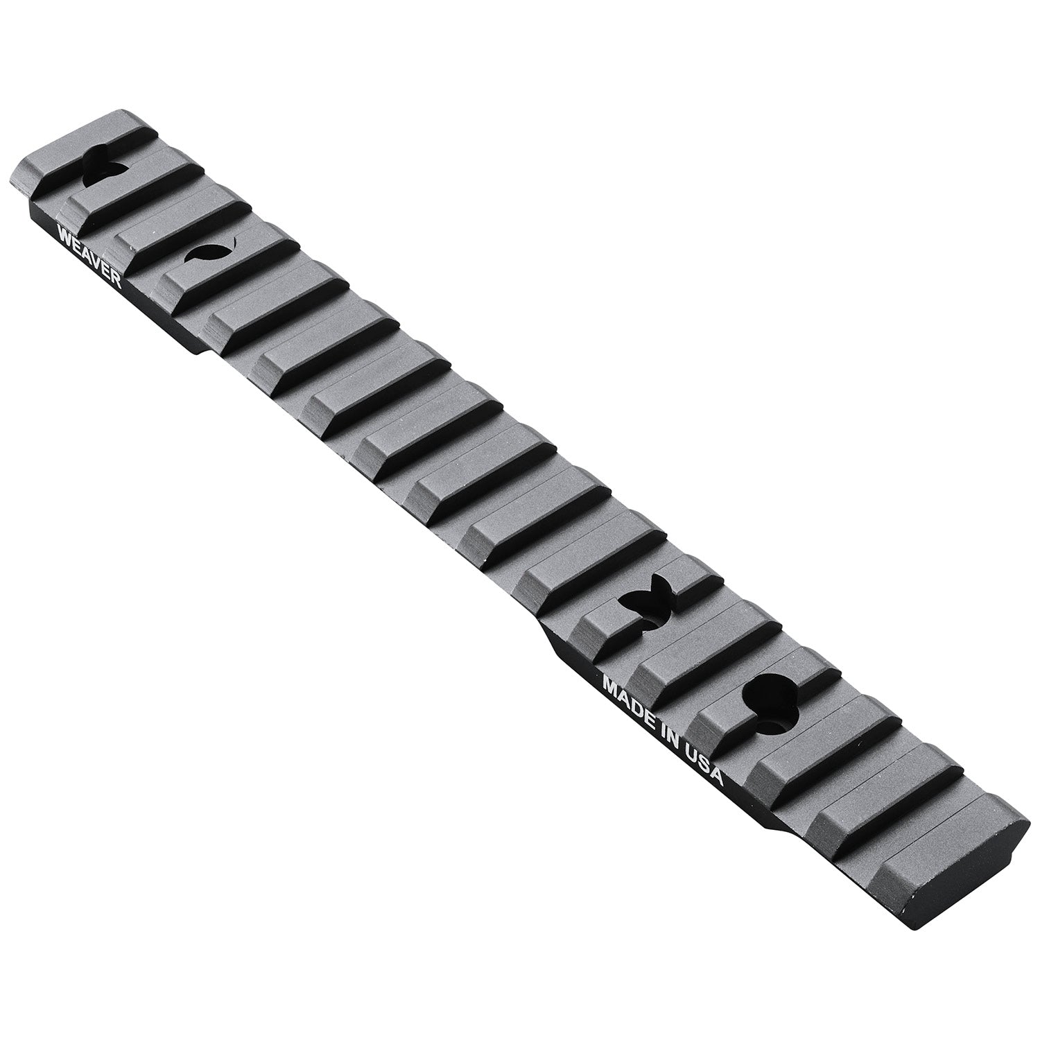 Weaver Mounts 99473 Black Anodized Aluminum Extended Picatinny Multi-Slot Base Browning AB3 Short Action