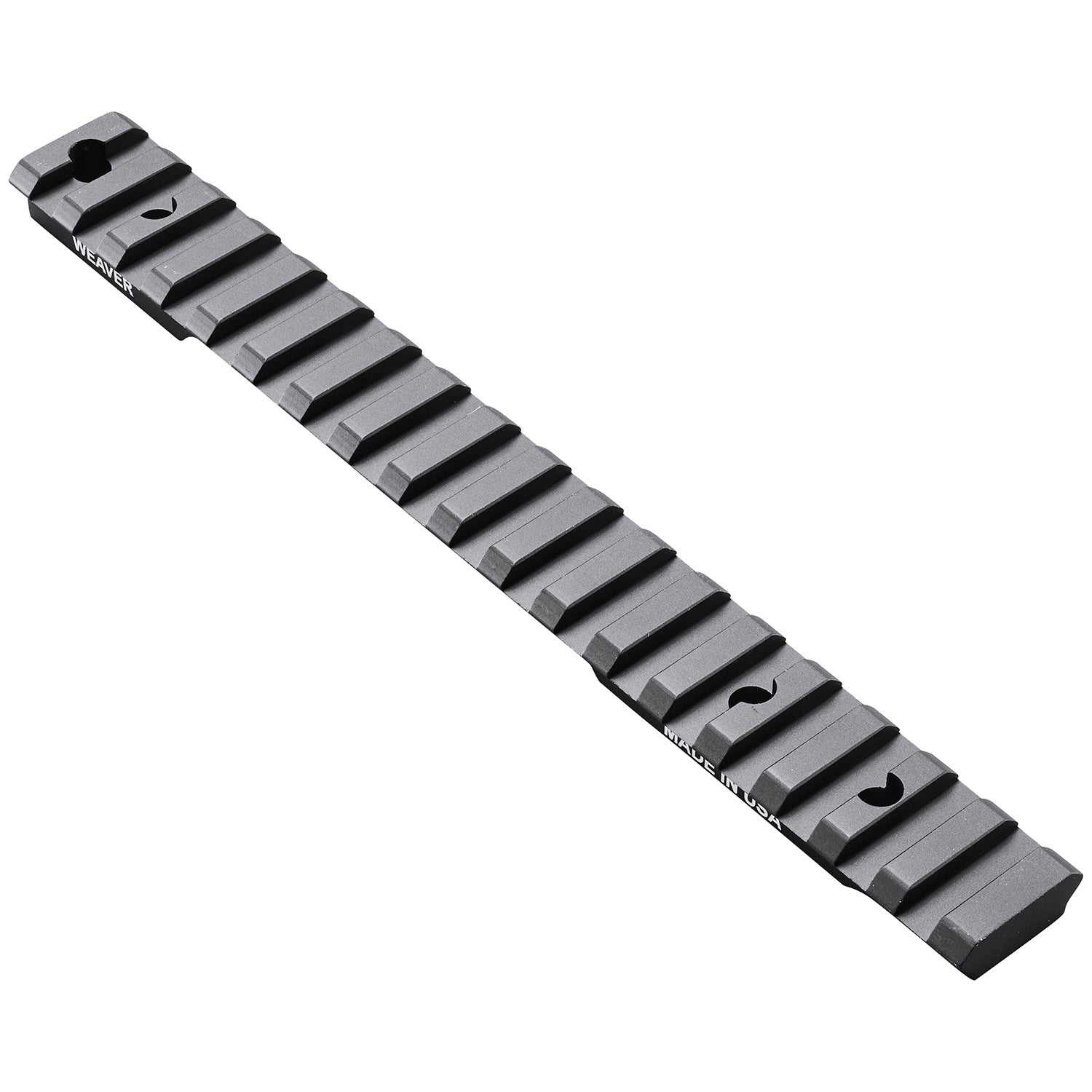 Weaver Mounts 99474 Black Anodized Aluminum Extended Picatinny Multi-Slot Base Mossberg Patriot Long Action