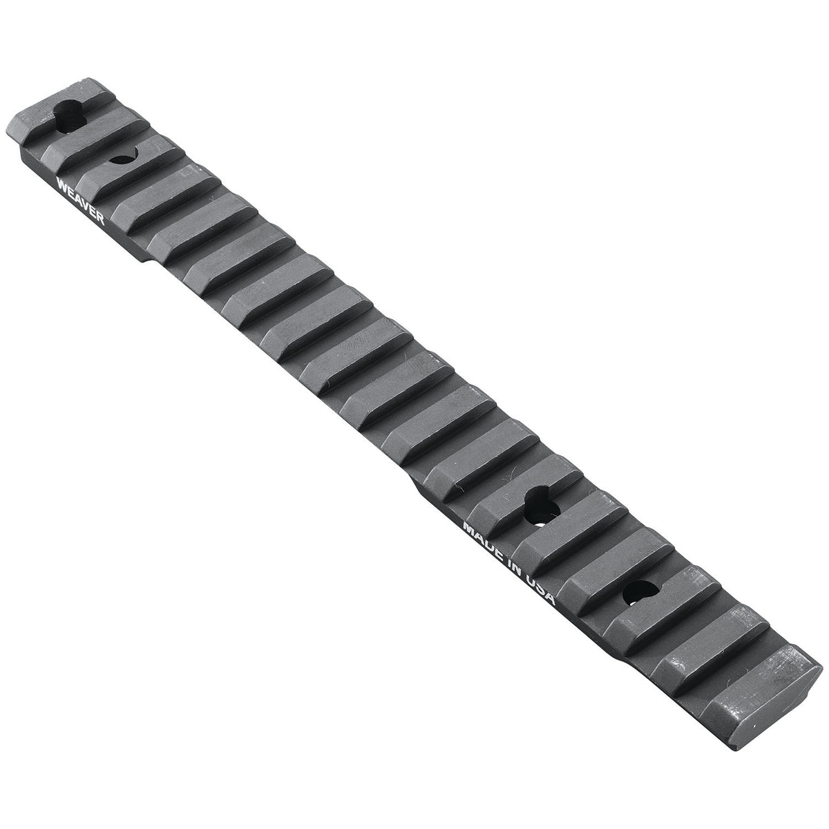 Weaver Mounts 99475 Black Anodized Aluminum Extended Picatinny Multi-Slot Base Mossberg Patriot Short Action
