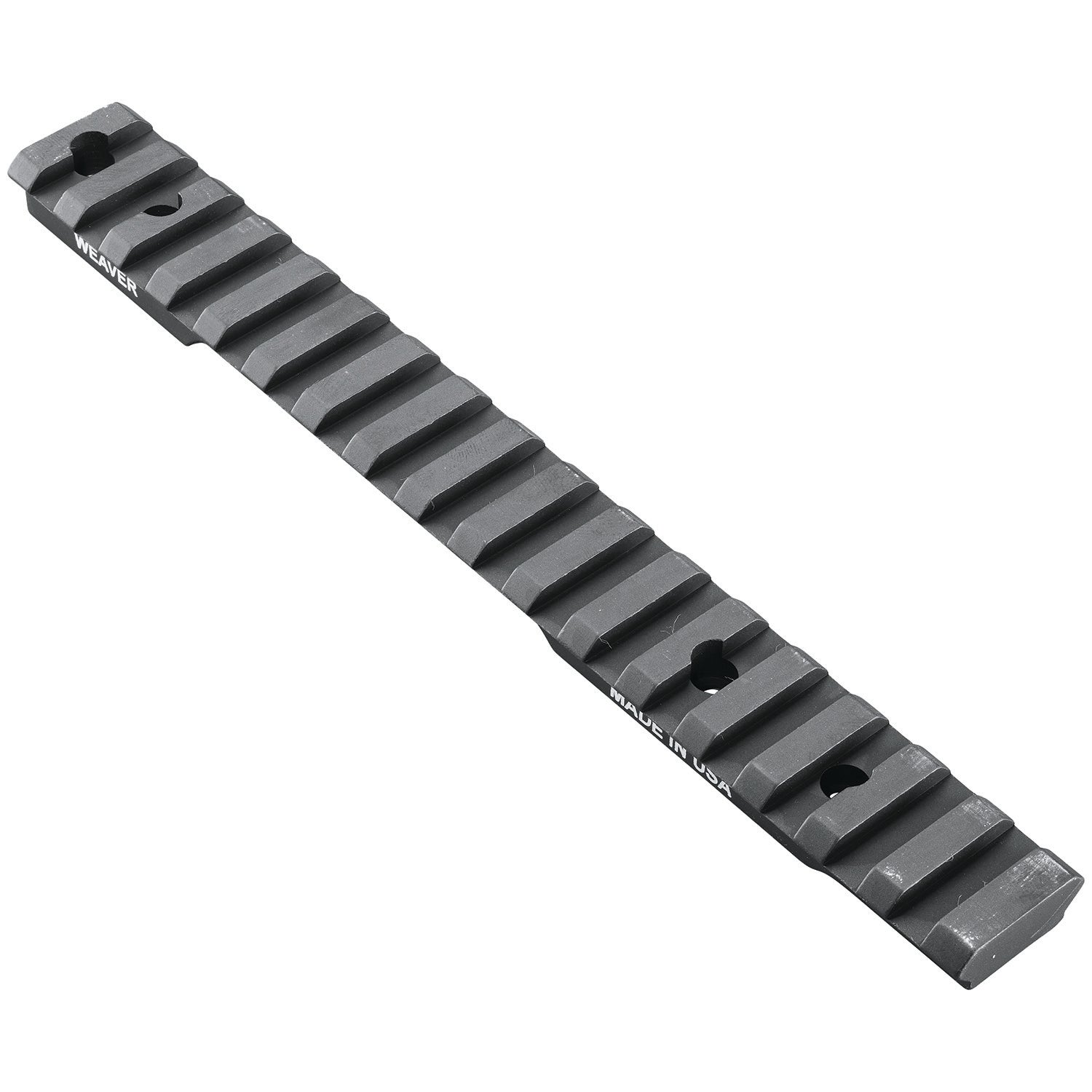 Weaver Mounts 99475 Black Anodized Aluminum Extended Picatinny Multi-Slot Base Mossberg Patriot Short Action