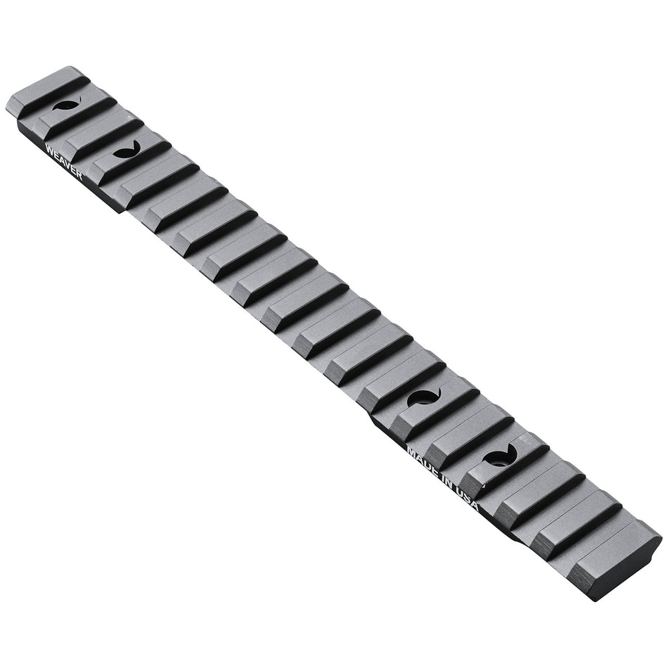 Weaver Mounts 99476 Black Anodized Aluminum Extended Picatinny Multi-Slot Base Winchester XPR Long Action