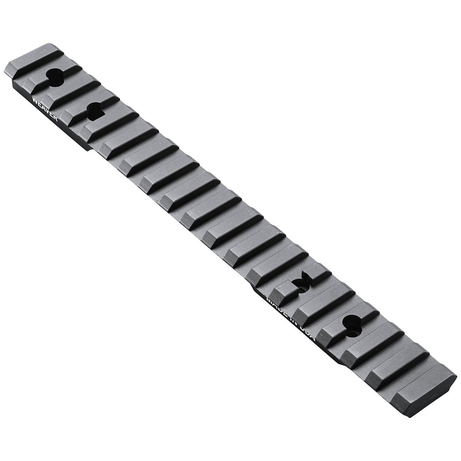 Weaver Mounts 99480 Black Anodized Aluminum Extended Picatinny Multi-Slot Base Winchester 70 Long Action