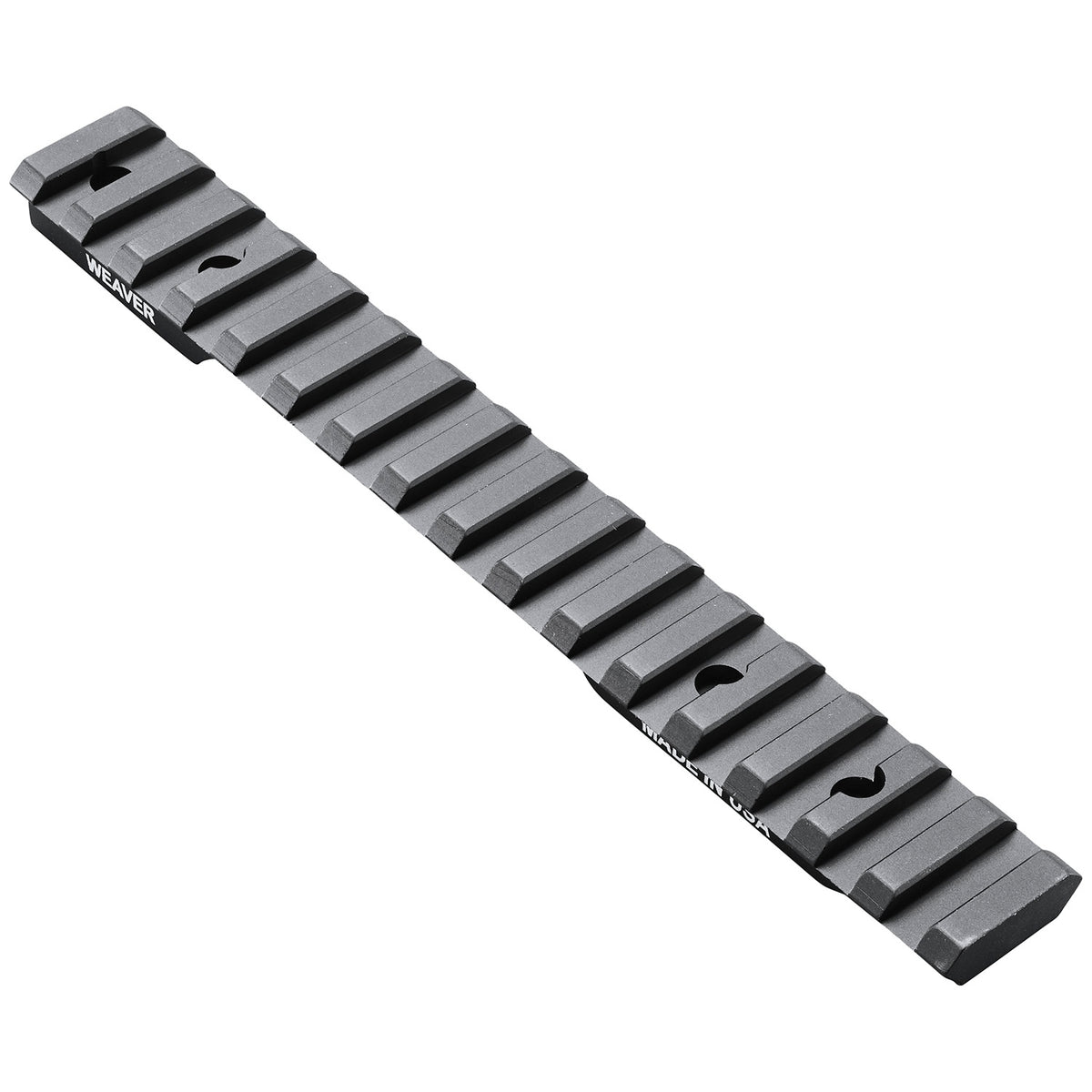 Weaver Mounts 99481 Black Anodized Aluminum Extended Picatinny Multi-Slot Base Winchester 70 Short Action