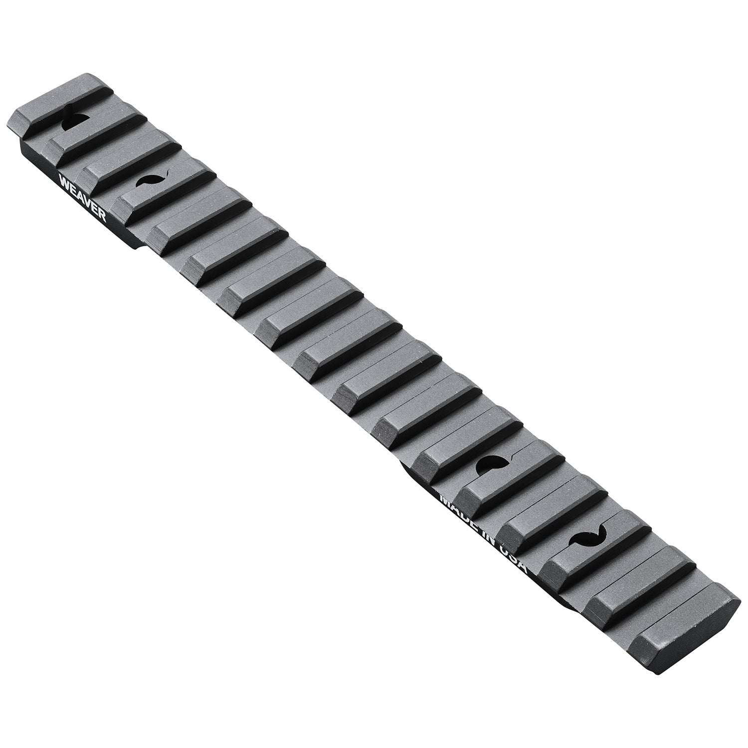 Weaver Mounts 99481 Black Anodized Aluminum Extended Picatinny Multi-Slot Base Winchester 70 Short Action
