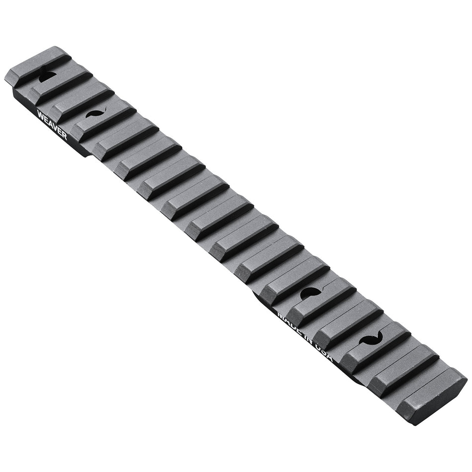 Weaver Mounts 99481 Black Anodized Aluminum Extended Picatinny Multi-Slot Base Winchester 70 Short Action