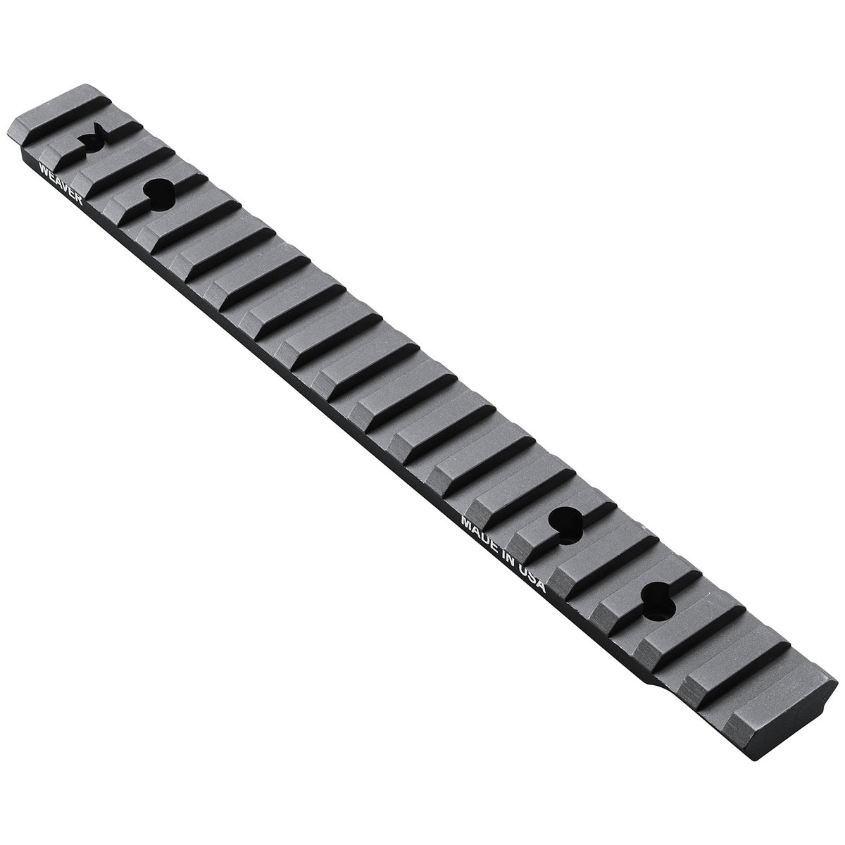 Weaver Mounts 99487 Black Anodized Aluminum Extended Picatinny Multi-Slot Base Savage Axis