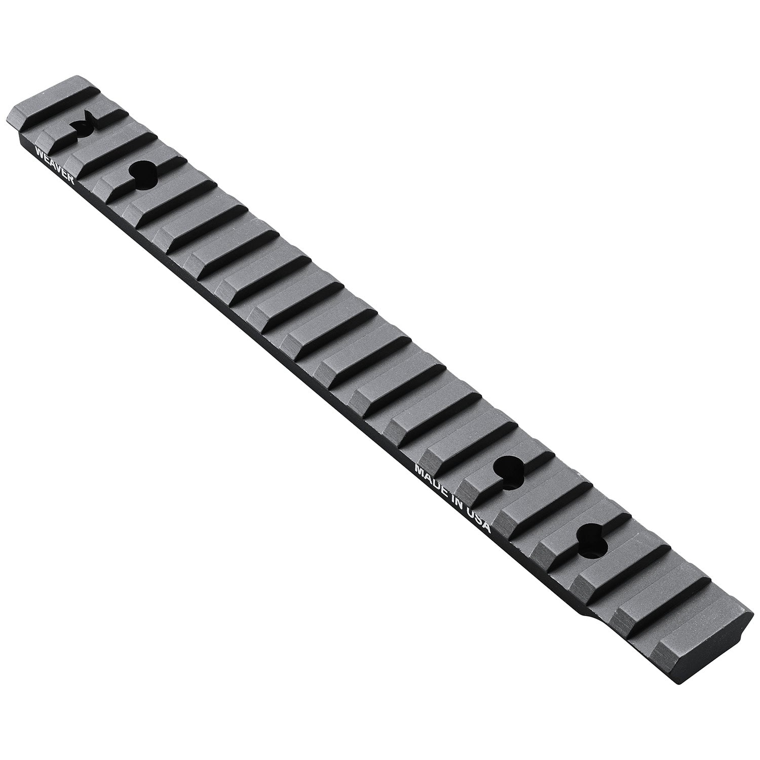 Weaver Mounts 99487 Black Anodized Aluminum Extended Picatinny Multi-Slot Base Savage Axis