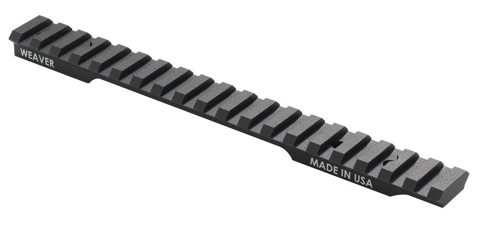 Weaver Mounts 99488 Black Anodized Aluminum 20 MOA Extended Picatinny Multi-Slot Base Savage Axis