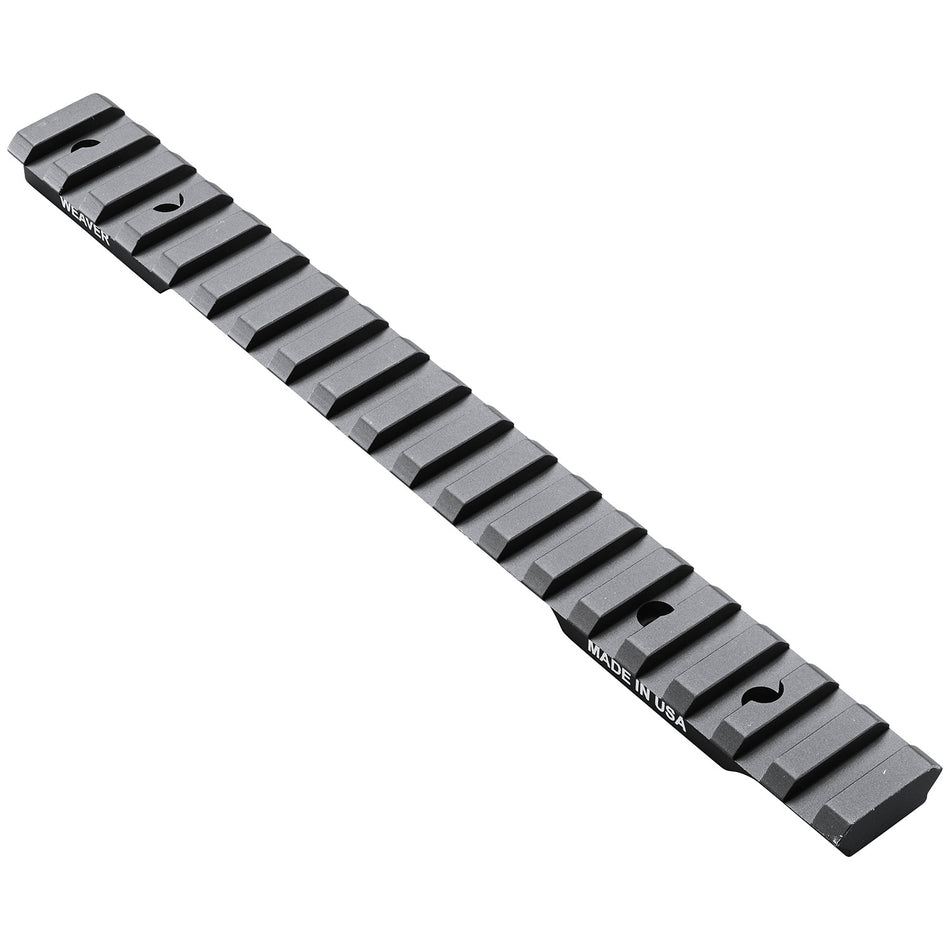 Weaver Mounts 99489 Picatinny Multi-Slot Extended Base Savage 110/111/112/114/116 Long Action Black