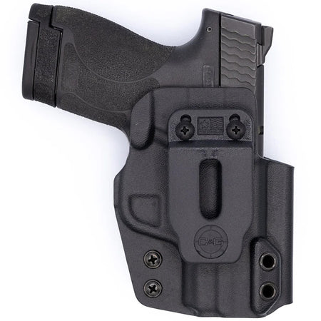 C&G Holsters IWB Kydex S&W Shield 9/40 Left Hand Black 3.1 Inch Covert Holster