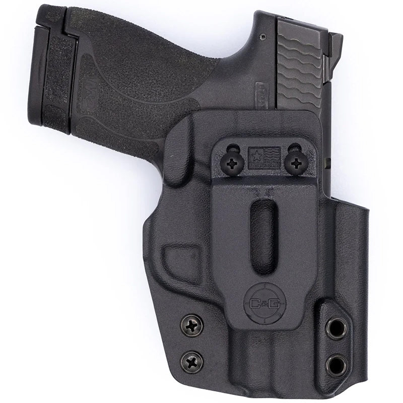 C&G Holsters IWB Kydex S&W Shield 9/40 Left Hand Black 3.1 Inch Covert Holster