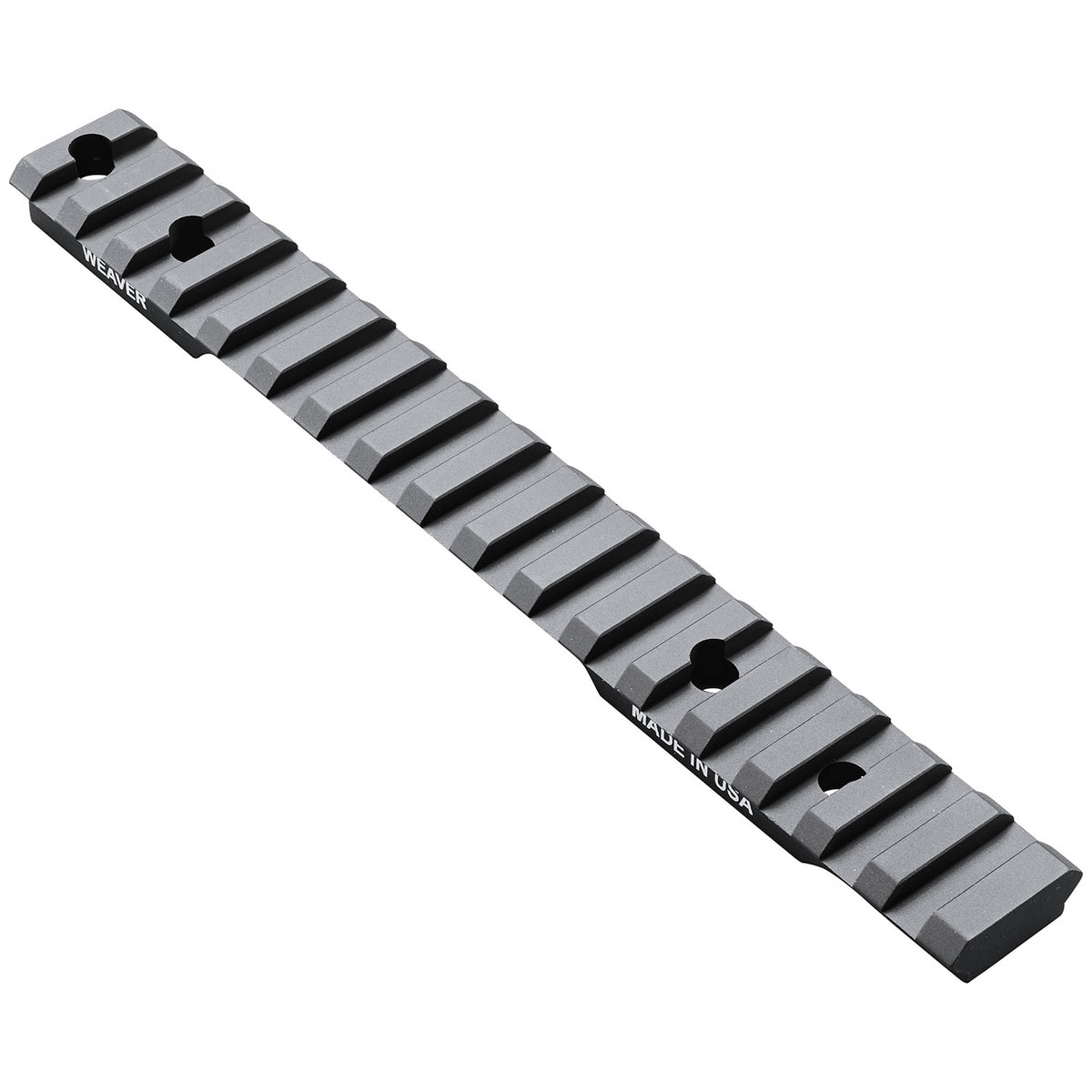 Weaver Mounts 99492 Picatinny Multi-Slot Extended Base Short Action 20 MOA Black Anodized Aluminum