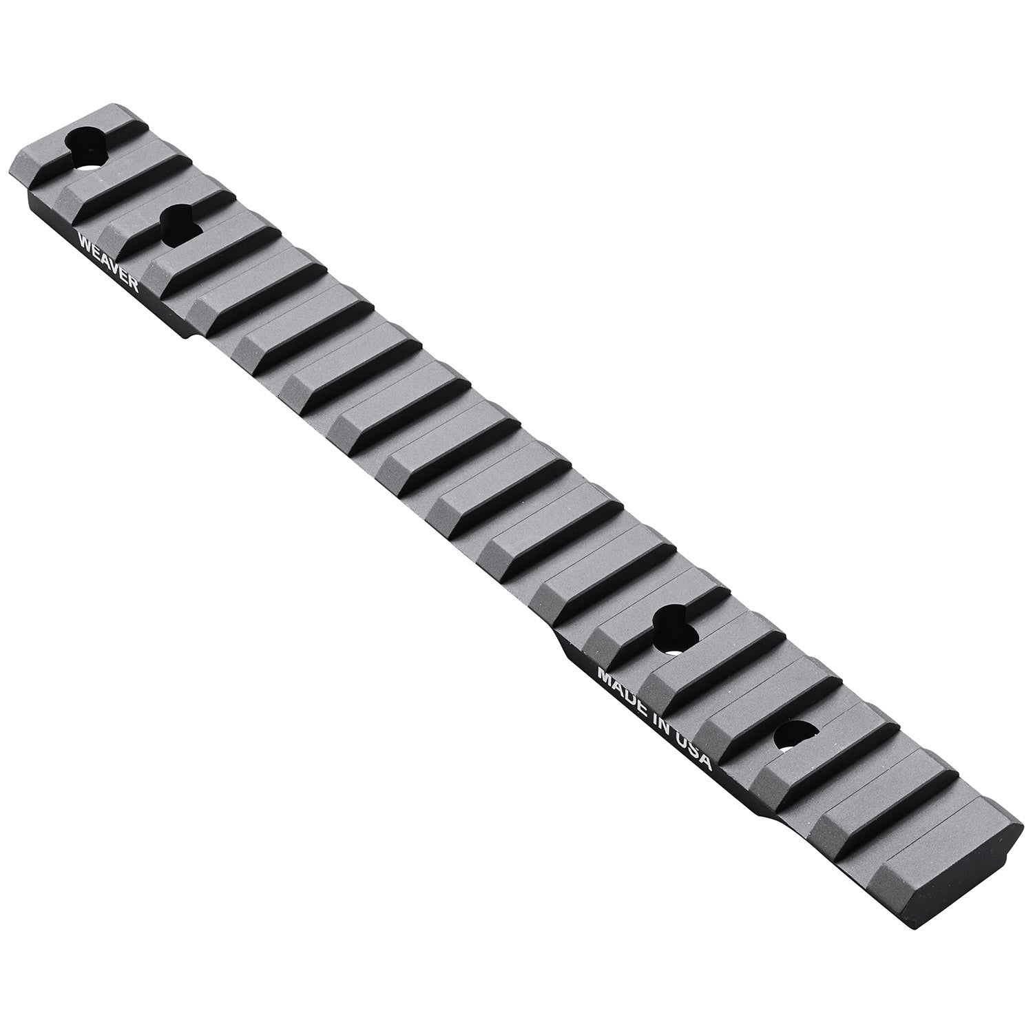 Weaver Mounts 99492 Picatinny Multi-Slot Extended Base Short Action 20 MOA Black Anodized Aluminum