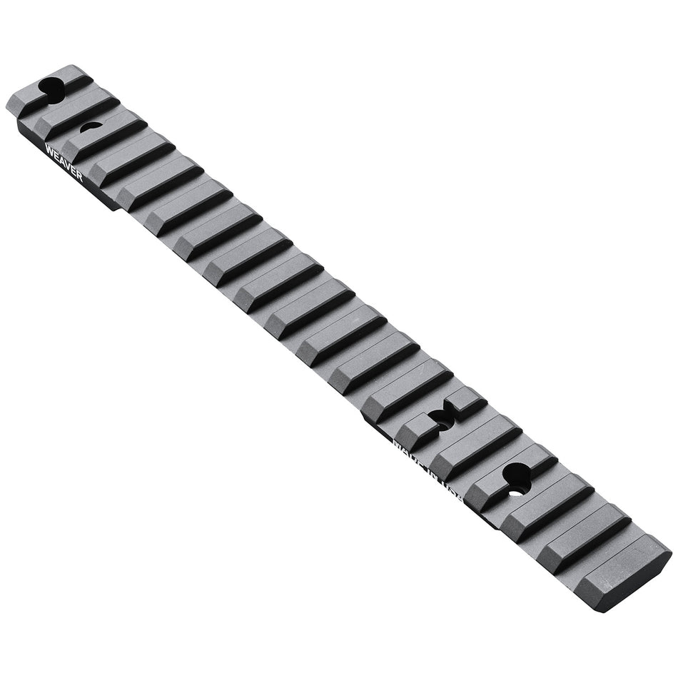 Weaver Mounts 99502 Picatinny Extended Base Black Anodized Aluminum Remington 700/Howa 1500 Long Action 20 MOA