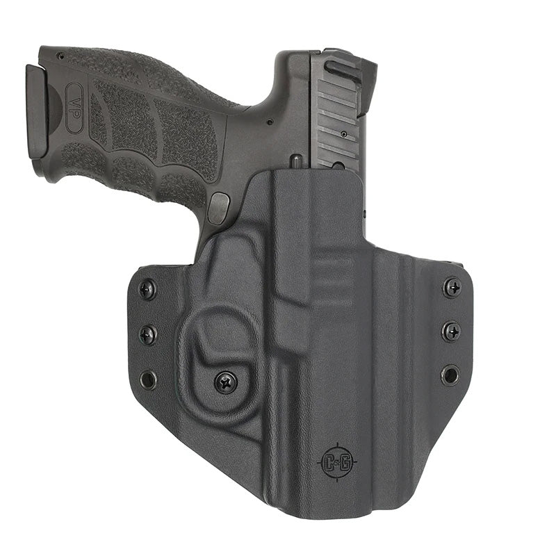 H&K VP9/40 Right Hand OWB Covert Kydex Holster Black C&G