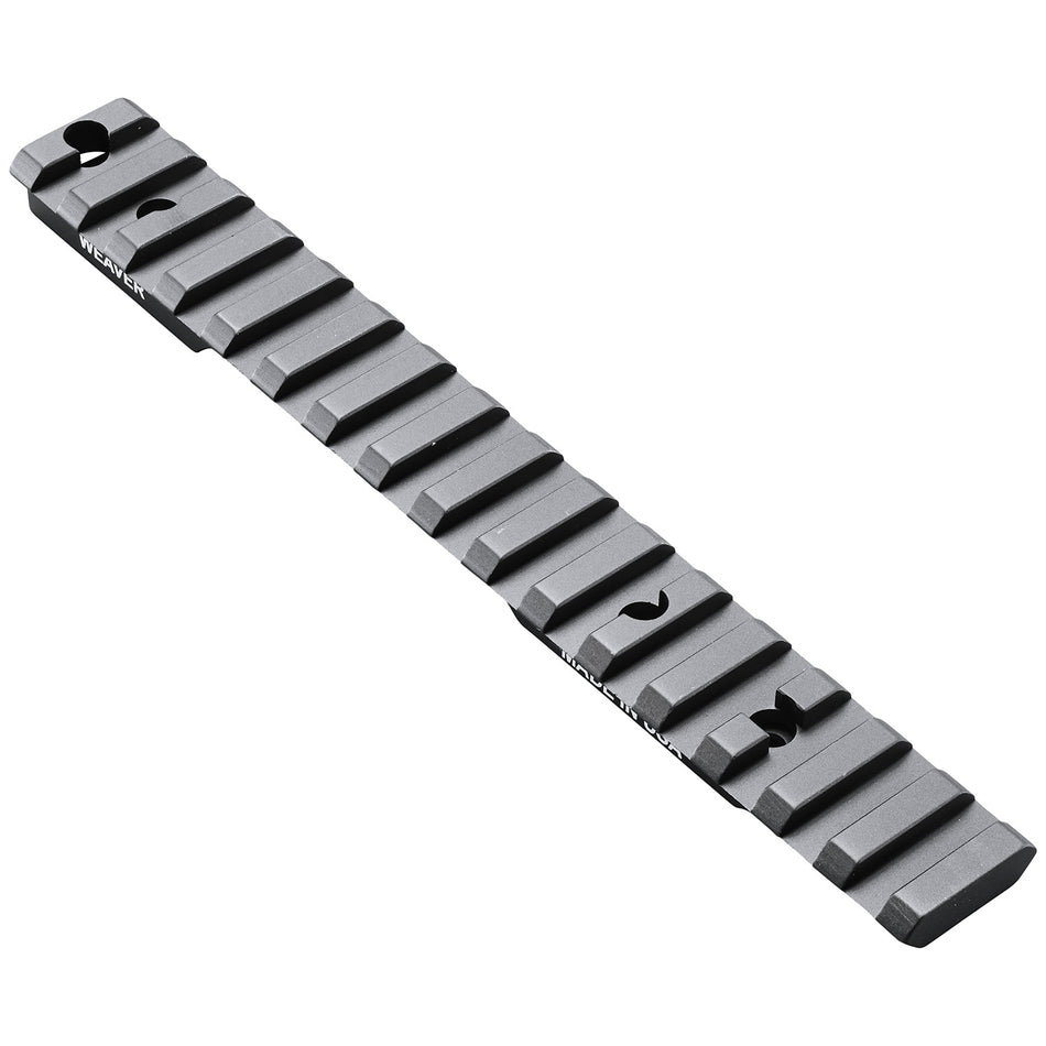 Weaver Mounts 99504 Picatinny Extended Base Black Anodized Aluminum Remington 700 Short Action 20 MOA Cant