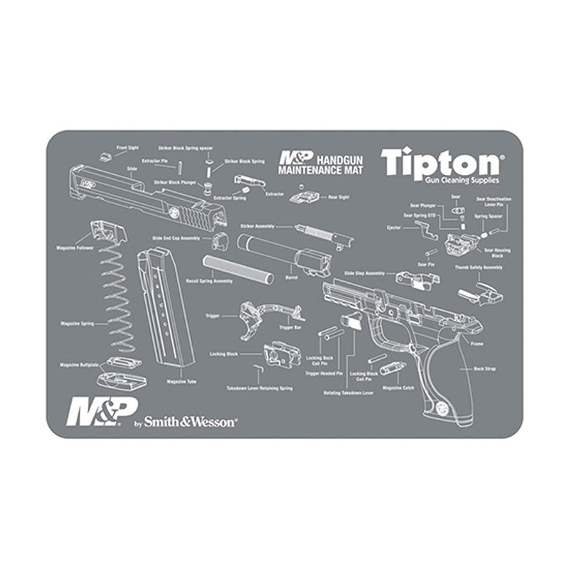 Tipton Grey 11"x17" Maintenance Mat for S&W M&P
