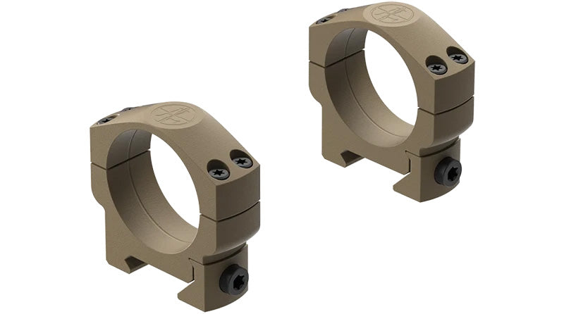 Leupold Mark 4 35mm Aluminum Medium Rings, FDE Finish