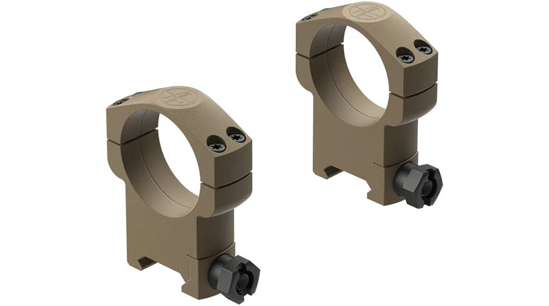 Leupold Mark 4 35mm Aluminum Super High Rings, FDE Finish