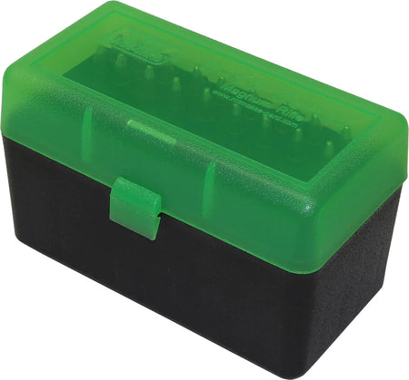 50-Round .223 Flip-Top Ammo Box by MTM Green/Black