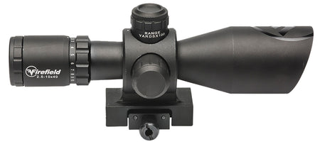 Firefield Barrage Matte Black 2.5-10x40mm Multi-Coated Illuminated Red/Green Mil-Dot Reticle Scope