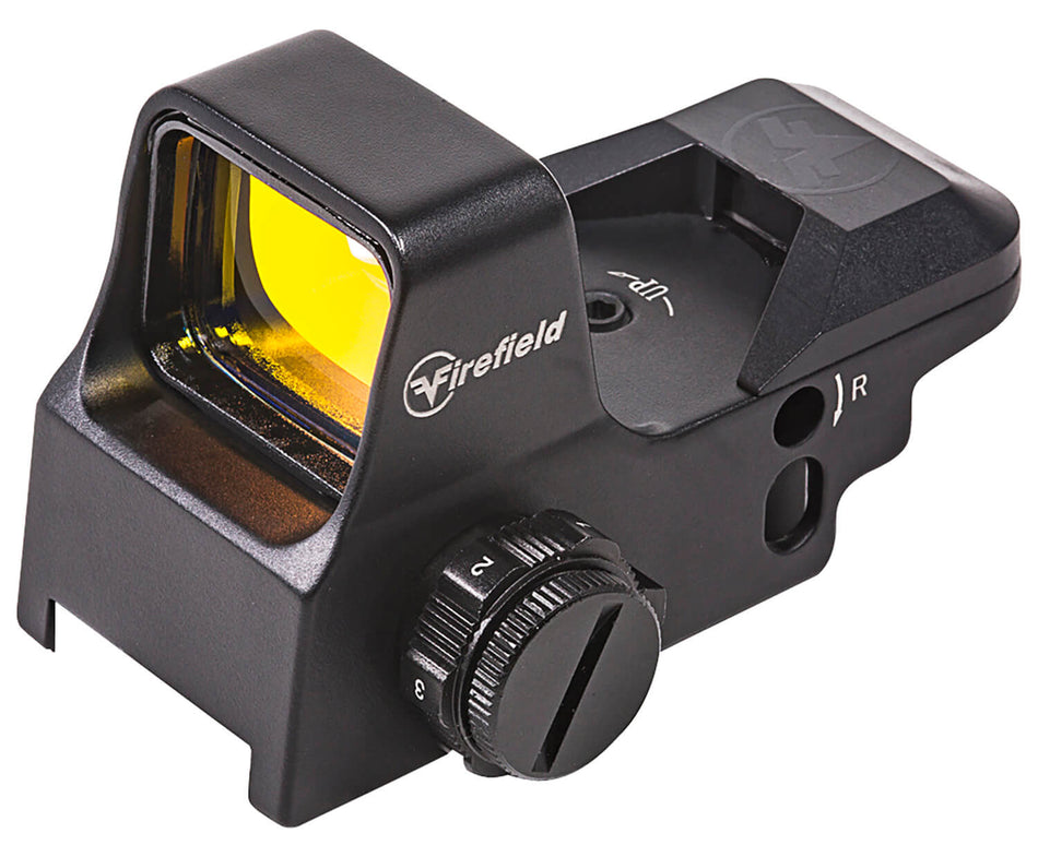 Firefield Impact XL Matte Black 1x Reflex Sight 3 MOA Red Dot Multi Reticle 5 Brightness
