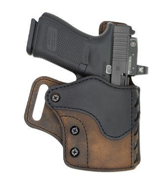 Sabre Series OWB Holster Size 2 Brown/Black 3.0" Barrel