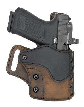 Sabre Series OWB Holster Size 3 Brown/Black 3.5" Barrel