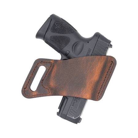 Versacarry Arma Leather OWB Holster - Brown, Right Hand, Size 6