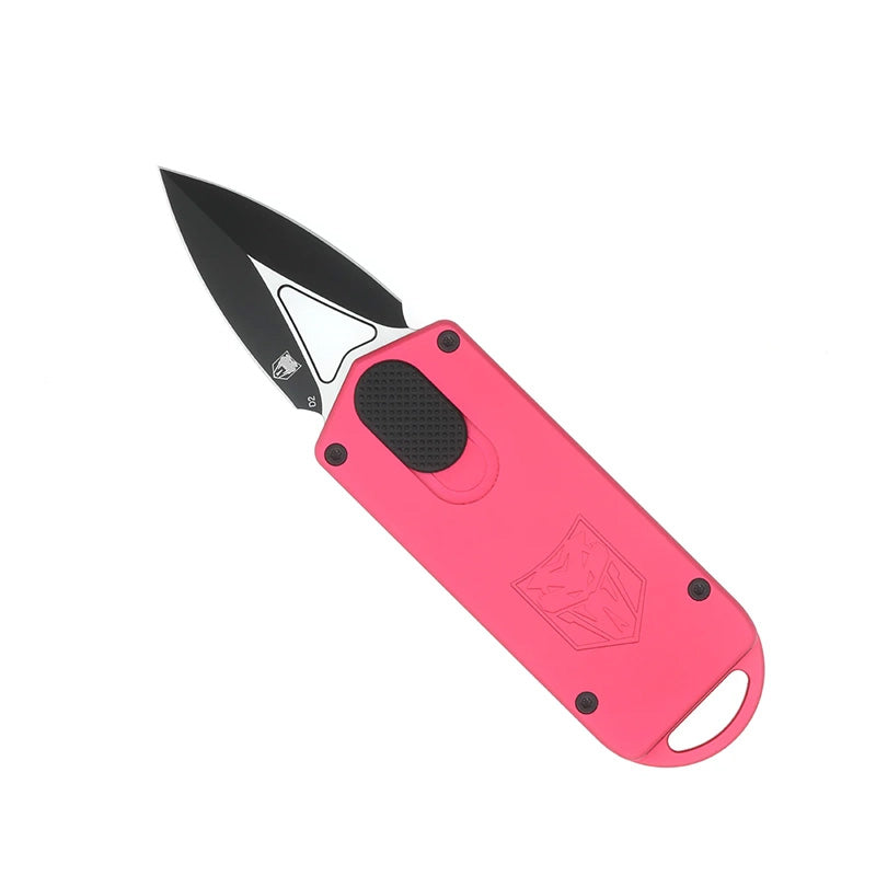CobraTec ASP Red Pink OTF Self Defense Dagger D2 Steel Knife