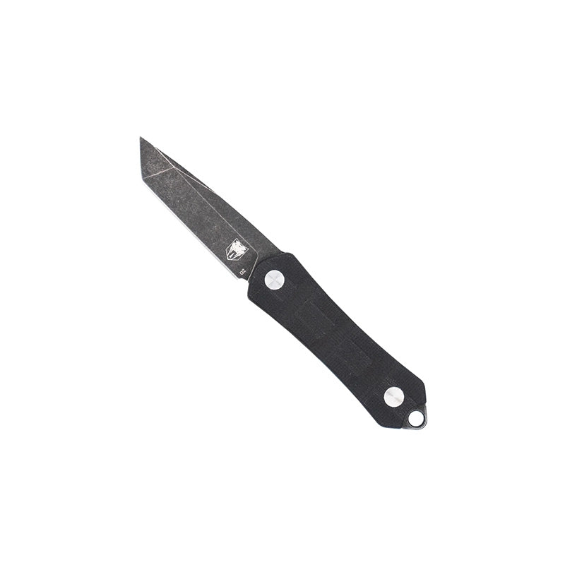 CobraTec Guardian Black G-10 Tanto Blade Small Fixed Neck Knife