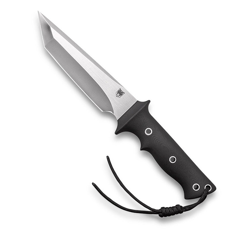 CobraTec Renegade 440C Tanto Blade Fixed Knife in Black