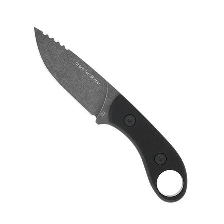 CobraTec D2 Skinner Fixed Knife 3.75" Drop NS Stone Wash G10