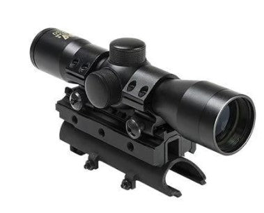 NcSTAR KSKSC430B-A SKS Tri-Rail Cover with 4x30 Scope and 1" Rings