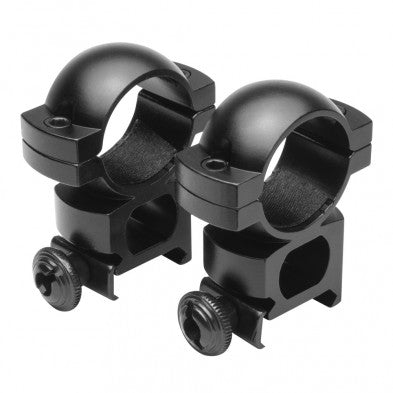 NcSTAR RB11 Weaver Rings 1-Inch Tube 1.2-Inch Height Black