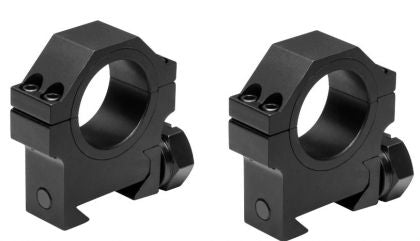 NcSTAR 30mm HD Weaver Scope Rings 1 Inch Insert Low Profile Black