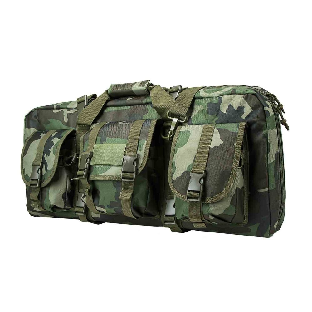Vism 28" Deluxe AR/AK SubGun Pistol Storage Case Woodland Camo