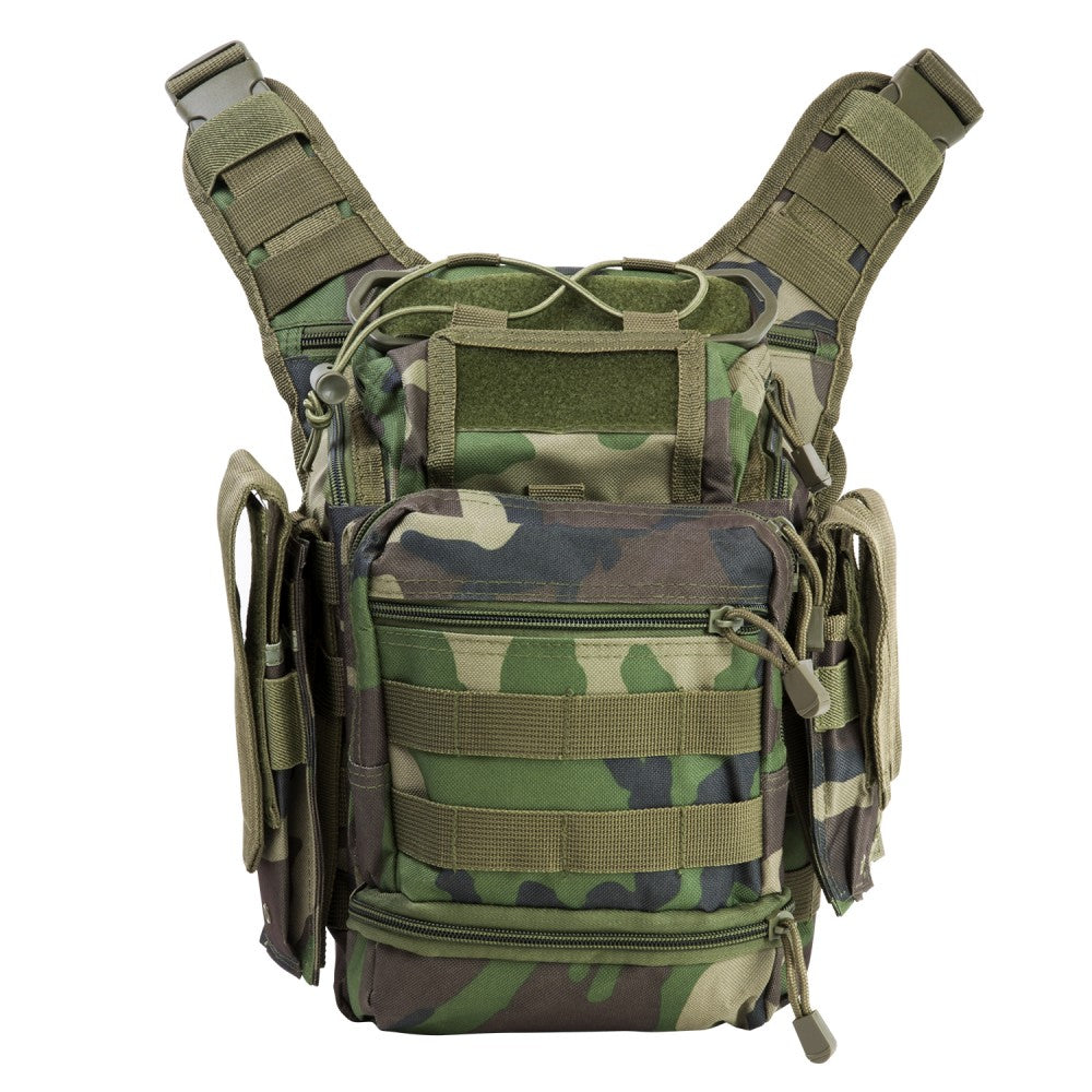NcSTAR PVC Shoulder Utility Bag Woodland Camouflage