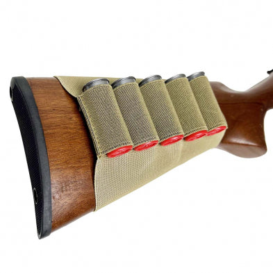NcSTAR Vism Shotgun Buttstock Shell Carrier Tan