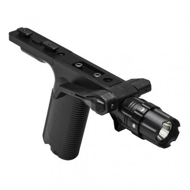 NcSTAR VISM VGF 250-Lumen M-LOK Vertical Grip with Strobe Light