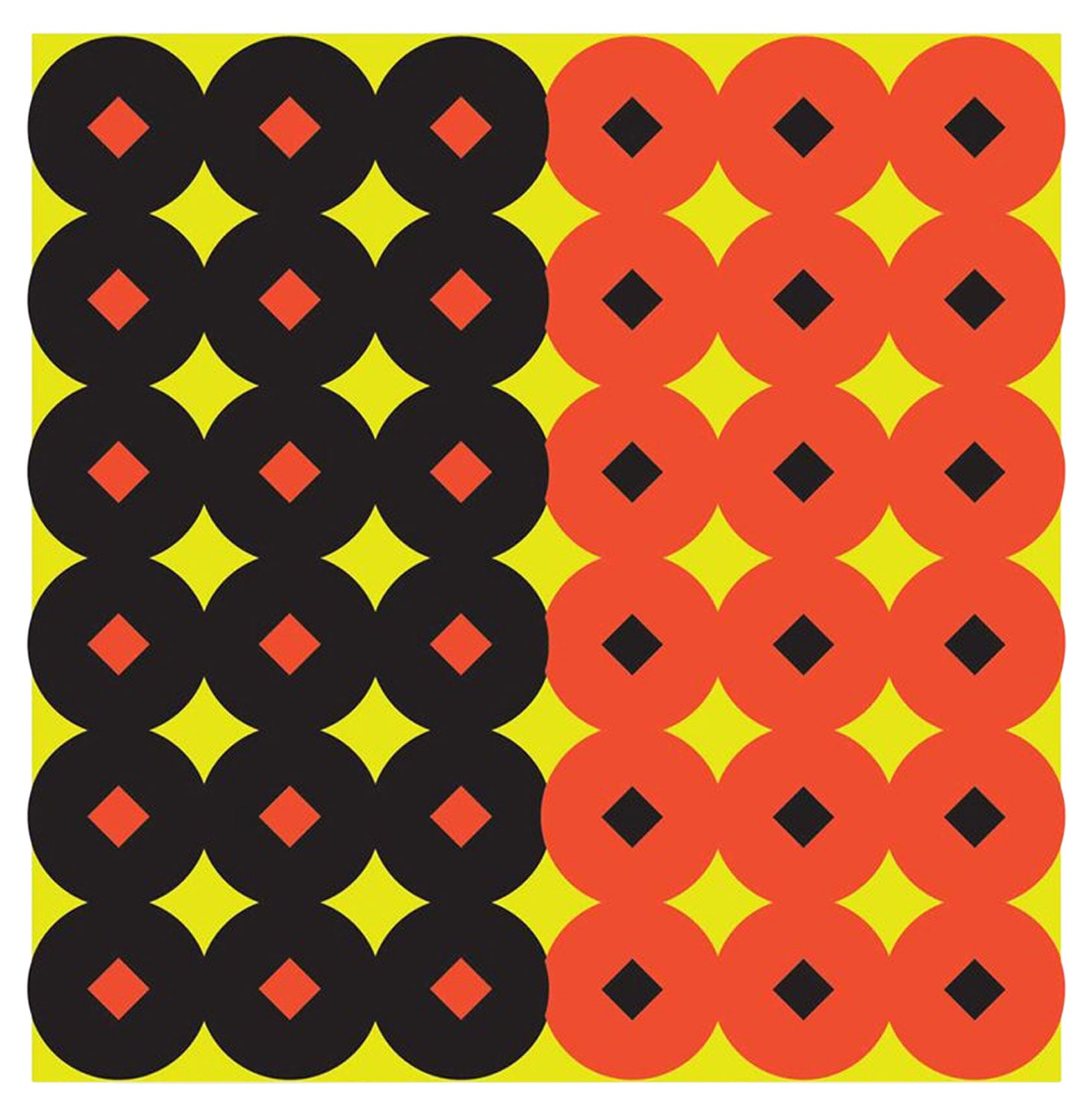 Birchwood Casey Shoot-N-C Reactive Target 1" Circle with Diamond Center Self-Adhesive 432 Pasters