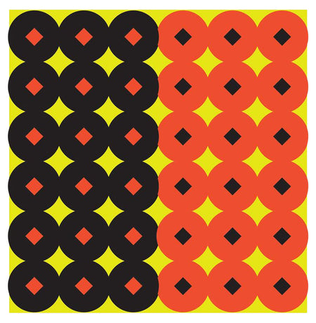 Birchwood Casey Shoot-N-C Reactive Target 1" Circle with Diamond Center Self-Adhesive 432 Pasters