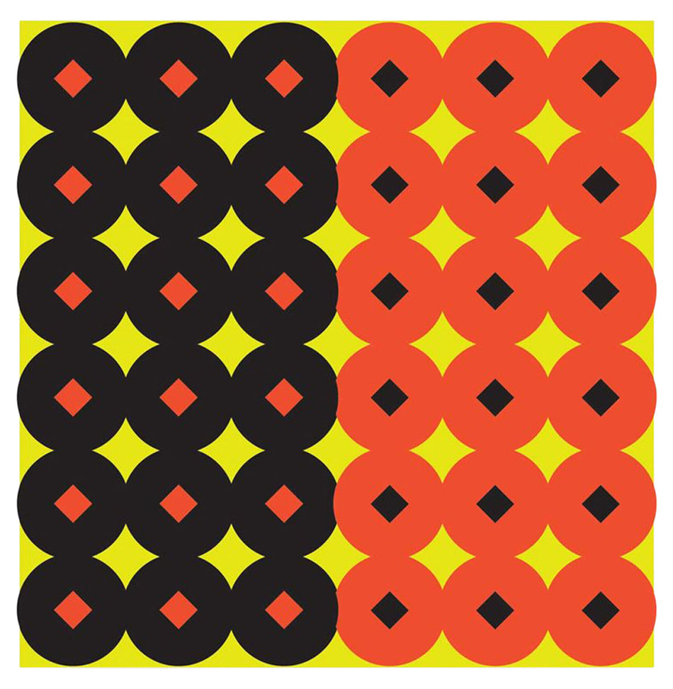 Birchwood Casey Shoot-N-C Reactive Target 1" Circle with Diamond Center Self-Adhesive 432 Pasters
