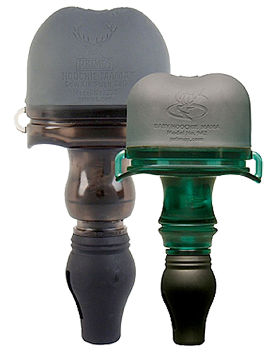 Primos Hoochie Pak Elk Call Pack - Brown Plastic Open Reed Calf & Cow