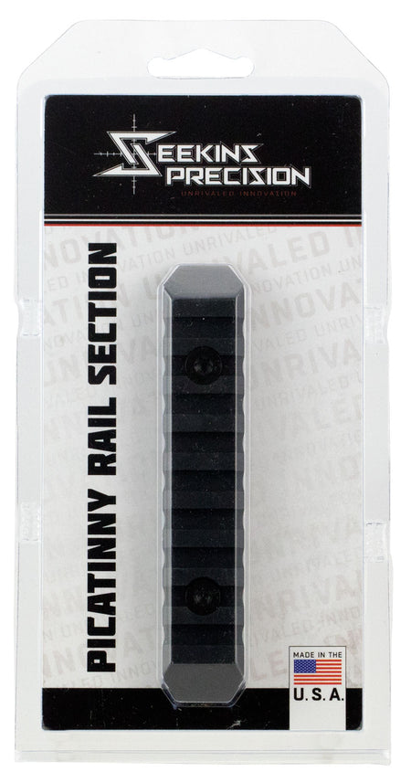 Seekins Precision 0010560081 Nine Slot M-LOK Rail Section, Black Anodized
