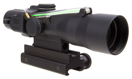Trijicon Compact ACOG Sight Dual Illuminated Green Chevron Reticle and Mount