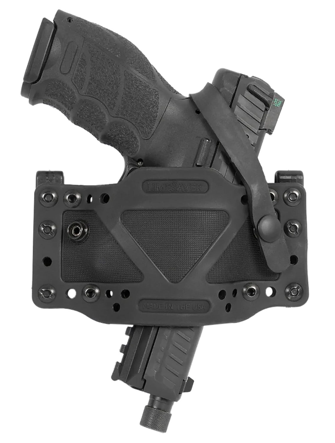 Limbsaver CrossTech Ambidextrous Universal Handgun IWB/OWB Holster Black Polymer Belt Clip 12504