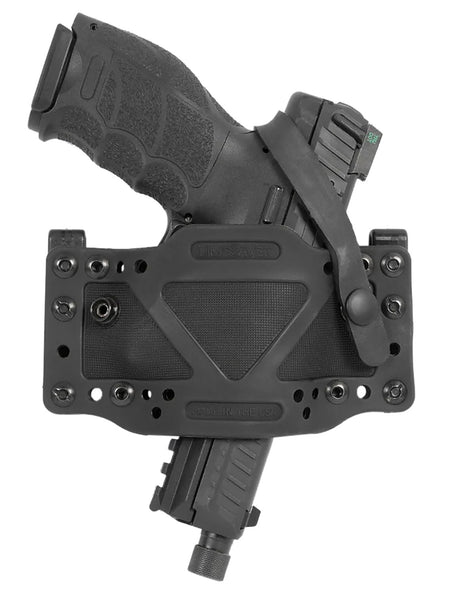 Limbsaver CrossTech Ambidextrous Universal Handgun IWB/OWB Holster Black Polymer Belt Clip 12504