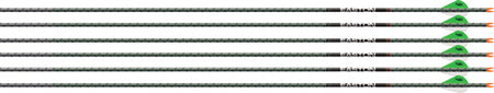 Easton 5MM FMJ MAX 340 Spine Half-Out 6PK with 2-Inch Blazer Vanes