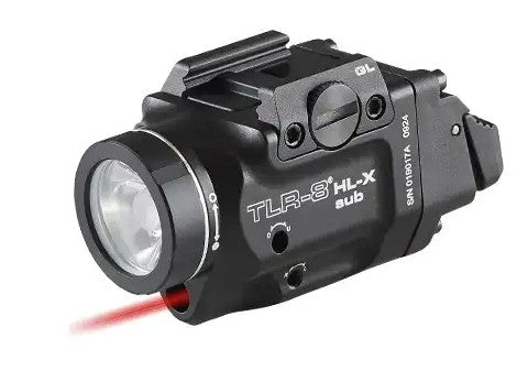 Streamlight TLR-8 HL-X USB Light - Fits Springfield Hellcat, Black